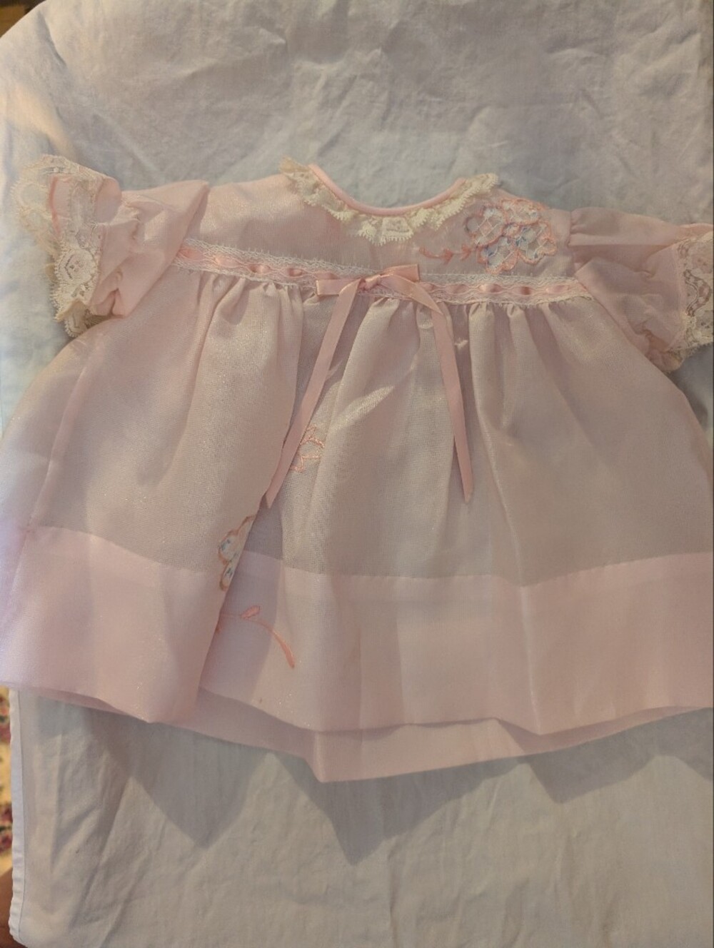 Vintage Pink Baby Dress 3-6 Months?